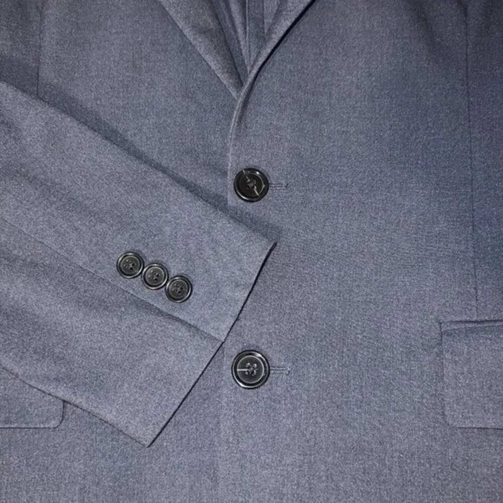 J CREW Thompson‎ Blazer Sport Coat 2 Button Casual Jacket Size 38R Navy Suit - Picture 7 of 8